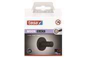 Akcesoria lazienkowe - tesa Moon Black towel hook self-adhesive - 40563-00000-00