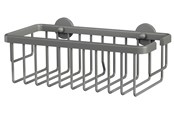 Akcesoria lazienkowe - tesa Moon Grey basket single self-adhesive - 40587-00000-00