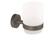 Akcesoria lazienkowe - tesa Moon Grey tumbler holder self-adhesive - 40586-00000-00