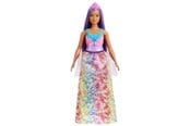 Lalki i akcesoria - Barbie Dreamtopia Princess Doll (Curvy Purple Hair) - HGR17