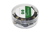 Akcesoria do biura - b.n.t/office thumbtacks - 8 mm head diameter - black - pack of 100 - 746410