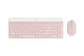 Klawiatura - Logitech Slim Wireless Combo MK470 - Zestaw klawiatura i mysz - Universal - Różowy - 920-011322