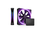Wentylator obudowy - NZXT F140 RGB DUO 2-pack & RGB Controller - Black - Wentylator obudowy - 140mm - Czarny ze światłem RGB - 36 dBA - RF-D14DF-B1