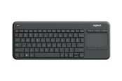 Klawiatura - Logitech K400 Plus Ergonomic Wireless Touch - Klawiatury - Czechy - Czarny - 920-007151