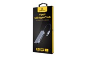 USB hub - Gembird Cablexpert - hub - 4-port USB type-C - 4 ports USB hub - 4 - Szary - UHB-CM-U3P1U2P3-01