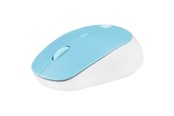 Myszka - Natec Harrier 2 - mouse - Bluetooth 5.1 - white blue - Myszy - Optyczny - 4 - Niebieski - NMY-1963