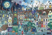 Puzzle - Ravensburger AT: Fantasy Victorian Street 5000p - 17399