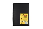 Przybory do pisania i rysowania - Derwent A4 Black Book Wire Bound Portrait - 2300379
