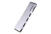 Stacja dokująca - UGREEN 6-in-2 USB C Hub - docking station - USB-C 3.1 Gen 2 / Thunderbolt 3 - HDMI - 80856