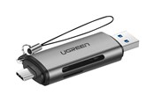 Karta pamieci - adapter i czytniki kart - UGREEN USB 3.0 TypeA & C Card Reader - 50706
