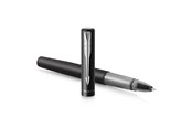 Przybory do pisania i rysowania - Parker Vector XL Rollerball Pen | Metallic Black Lacquer on Brass | Fine Point with Black Ink Refill | Gift Box - 2159774