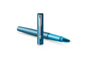 Przybory do pisania i rysowania - Parker Vector XL Rollerball Pen | Metallic Teal Lacquer on Brass | Fine Point with Black Ink Refill | Gift Box - 2159776