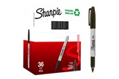 Przybory do pisania i rysowania - Sharpie Permanent Markers | Fine Point | Black | 36 Count - 2025040