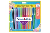 Przybory do pisania i rysowania - Paper Mate Flair Felt Tip Pens | Medium Point (0.7mm) | Assorted Colours | 12 Count - 2048987