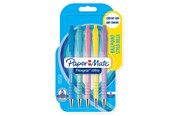 Przybory do pisania i rysowania - Paper Mate Flexgrip Ultra Pastel Ballpoint Pens | Medium Point (1.0mm) | Blue Ink | Pastel Barrels | 5 Count - 2162277