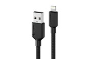 Kabel USB - ALOGIC Elements PRO USB-A to Lightning cable 1m - Black - ELPA8P01-BK