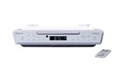 Systemy mikro i mini - Lenco KCR-150WH - FM Kitchen Radio with CD player and Bluetooth® - White - KCR-150WH