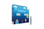 Bateria - Panasonic eneloop BK-3MCDE/8BE batteri - 8 x AA type - NiMH - BK-3MCDE/8BE
