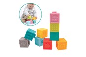 Zabawki dla niemowlat - LUDI Blocks with 3D pictures - LU30043