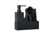 Akcesoria do czyszczenia - Zone Denmark Denmark - Dishwashing Set - Black - 330413