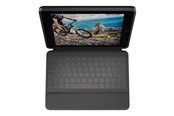 Klawiatura - Logitech Rugged Folio - keyboard and folio case - QWERTZ - German - graphite - Etui z klawiaturą - Niemcy - Szary - 920-011200