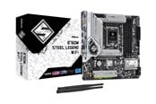 Płyta główna - ASRock B760M STEEL LEGEND WIFI Płyta główna - Intel B760 - Intel LGA1700 - DDR5 RAM - Micro-ATX - 90-MXBL70-A0UAYZ