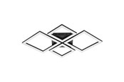 Inteligentny dom - EGLO PARANDAY-Z ceiling lamp 470x430 mm black - 900318