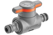 Podlewanie ogrodu - Gardena 18266-50 Coupling with Control Valve - 18266-50