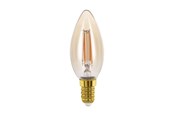 Zarówka LED - EGLO Żarówka światła LED C35 Candle 4W/822 270 lumen amber E14 - 110058