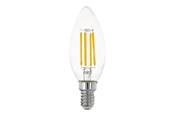 Zarówka LED - EGLO Żarówka światła LED C35 Candle 4W/827 470 lumen clear E14 - 110015