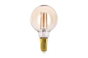 Zarówka LED - EGLO Żarówka światła LED G60 Globe 4W/822 350 lumen amber E14 - 110061