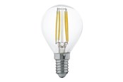 Zarówka LED - EGLO Żarówka światła LED P45 Mini ball 4W/827 350 lumen clear E14 - 110018