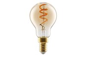 Zarówka LED - EGLO Żarówka światła LED P45 Mini ball Spiral 4W/820 145 lumen amber dimmable E14 - 110191