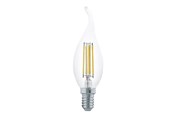 Zarówka LED - EGLO Żarówka światła LED CF35 Candle 4W/827 350 lumen clear E14 - 110017