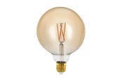 Zarówka LED - EGLO Żarówka światła LED G125 Globe 4W/817 300 lumen amber dimmable E27 - 110065