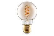 Zarówka LED - EGLO Żarówka światła LED G60 Globe 4W/820 145 lumen amber dimmable E27 - 110192