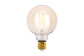 Zarówka LED - EGLO Żarówka światła LED G95 Globe 4W/817 300 lumen amber dimmable E27 - 110064