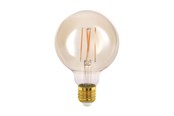 Zarówka LED - EGLO Żarówka światła LED G95 Globe 4W/822 350 lumen amber E27 - 110053