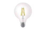 Zarówka LED - EGLO Żarówka światła LED G95 Globe 7.5W/827 806 lumen clear dimmable E27 - 110024