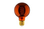 Zarówka LED - EGLO Żarówka światła LED G95 Spiral 4W/622 30 lumen copper dimmable E27 - 110092