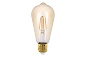 Zarówka LED - EGLO Żarówka światła LED ST64 4W/822 270 lumen amber E27 - 110055