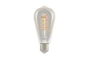 Zarówka LED - EGLO Żarówka światła LED ST64 Spiral 4W/822 270 lumen amber 3-step dimmable E27 - 113051