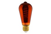 Zarówka LED - EGLO Żarówka światła LED ST64 Spiral 4W/820 30 lumen copper dimmable E27 - 110094