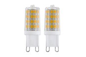 Żarówka LED - EGLO Żarówka światła LED SMD 3W/840 320 lumen 2-pack G9 - 110155