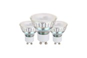 Zarówka LED - EGLO Żarówka światła LED COB 3W 250lm 3000K 3-pack GU10 - 117527