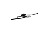 Lampy - EGLO ADEJE ceiling lamp L525 mm LED 8W 3000K black - 75685