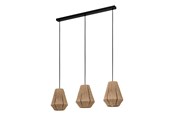 Lampy - EGLO ALDERNEY long table pendant natural - 43786