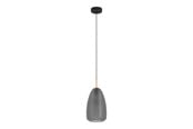 Lampy - EGLO ALOBRASE pendant Ø200 mm matt grey - 900506