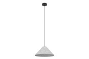 Lampy - EGLO ALSAGER pendant lamp grey - 43984