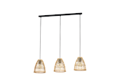 Lampy - EGLO AYESGARTH long table pendant natural - 43867